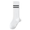 Calcetines de pantorrilla para niños Clase A Algodón puro Verano Delgados Blancos Uniforme escolar para niños y niñas Calcetines blancos pequeños Largos Antideslizantes