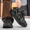 Zapatos tipo "dad shoes" para hombre de nuevo estilo con amortiguación de aire, que cuentan con una parte superior de malla transpirable, suela gruesa y diseño antideslizante y resistente al desgaste, perfectos para actividades al aire libre y uso casual.
