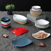 Porcelana Imitación Popular en Internet Vajilla Sabor a Restaurante Plato para Kimchi Plato Frío Plato Pequeño Plato Plástico Tienda de Hot Pot Plato para Salsa Dip Salsa de Soja