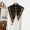Pañuelo Cuadrado Vintage con Borlas Estampado Paisley Pañuelo para el Cuello con Colgante Estampado de Lunares y Anacardos Pañuelo de Seda con Flecos para Mujer Imitación de Algodón y Lino