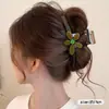 Adecuado para Mujeres con Cabello Grueso, Pinza de Garra para Cola de Caballo Alta con Forma de Flor, Estilo de Gama Alta, Nuevo Modelo 2026, Pinza para el Cabello para la Parte Trasera de la Cabeza, Pinza de Tiburón