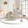 Ropa para bebé para otoño e invierno, abrigo de algodón grueso y cálido para niños, conjunto Clase A, ropa de abrigo de invierno para niños, prenda superior individual