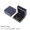 Nueva Caja de Anillos de Goma Recta de Doble Capa, Caja de Joyería para Collares, Pendientes, Colgantes, Caja de Joyería para Regalo de Fiesta