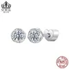 Ai Fu Le Popular Transfronterizo Plata S925 Nicho Encaje Moissanita Pendientes Clásicos Brillantes Pendientes Joyería para Mujeres