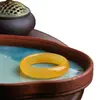 Pulseira de Jade Huanglong Natural, Pulseira de Jade Tipo Gelo, Cor Jadeíte, Nova Pulseira de Jade Amarelo Estilo Chinês, Atacado