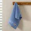 Toalha infantil puro algodão atacado lisa corte simples absorvente macia para lavar o rosto infantil fábrica atacado toalha infantil de algodão