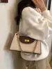 Bolso de cadena de lujo de alta gama, ligero, para mujer, diseño nuevo, estilo de nicho, adecuado para ir al trabajo, se puede llevar debajo del brazo o usar como bolso de hombro o bolso cruzado