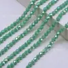 Cuentas de Cristal Tierra de 6 mm Chapadas Color AB 1 Hilo Cuentas de Cristal Dispersas Cuentas de Vidrio Cuentas de Piña Material para Joyería Hecha a Mano Accesorios