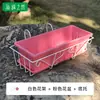 Maceta para Plantar Verduras en Balcón, Maceta Rectangular, Canaleta para Flores de Plástico Extra Grande, Caja de Resina para Plantar Verduras y Fresas, Soporte Colgante