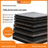 Placa de borracha com revestimento de tecido, placa de borracha com revestimento de tecido, placa de borracha espessa resistente ao desgaste, placa de borracha com revestimento de tecido preto, placa de borracha
