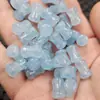 Pedras soltas de jade com juntas de bambu azul marinho, jade de quartzo azul água, contas para acessório de joias DIY "Jiejie Gaoluolutong"