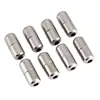 Fivela de Cápsula de Metal em Liga de Zinco, Fivela de Cadarço Sem Nó, Fivela Oval Elástica para Sapato Preguiçoso, Fivela de Cordão, Acessórios para Sapato e Bolsa