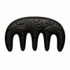Peine Masajeador para el Cabello Más Vendido en Xiaohongshu Mismo Estilo que Douyin Peine con Carácter de Medicina China He Shou Wu Estilo Étnico Venta al por Mayor