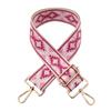 Novo estilo étnico jacquard alça larga bolsa feminina acessórios alça ombro crossbody substituição alça longa alça de bolsa espessada