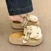 Chinelos casuais fofos estilo Birkenstock com desenhos para mulheres, coleção outono/inverno 2026, com sola grossa, confortáveis, versáteis e com design de bico fechado