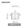 Cuchara de Vidrio con Mango Largo, Alto Borosilicato, Resistencia a Altas Temperaturas, Alta Apariencia, Cuchara Transparente para Condimentos de Cocina, Cucharilla de Café