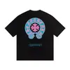 Nuevo 2025 Primavera/Verano 260g Transfronterizo Camiseta de Manga Corta con Cruces de Herradura Unisex al por Mayor