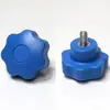 Plástico ABS Mango de Siete Estrellas Nylon Agujero Pasante Mango de Estrella Tornillo de Fijación de Plástico Apretado a Mano Agujero Liso Tuerca Torx