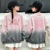 Moletom Raglan Gola Redonda Novo Outono/Inverno 2026 Infantil Solto Versátil Roupa de Outono Manga Longa Aluno do Ensino Fundamental Top Pulôver