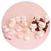 Nova Boneca de Pelúcia de Animalzinho Fofo com Flocagem Tridimensional Corrente para Celular Pingente Chaveiro Pingente de Bolsa Acessórios no Atacado
