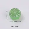 Perfume Colorido Limón Temática de Comida Creativo Hecho a Mano DIY Accesorios para Joyería Pegamento de Crema Resina Piezas Pequeñas Materiales Venta al por Mayor
