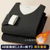 Traje de pijama de terciopelo de doble cara, ropa interior térmica para hombre, ropa de otoño e invierno a prueba de frío, sin costuras, ropa de otoño, pantalones largos, traje para hombre, forrado de polar, engrosado