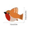 Pájaro Volador Transfronterizo Colgante de Pared Pegatinas de Pared Decoración de Pared de Fondo para Sala de Estar Dormitorio Artesanías de Madera Tablero de Madera de 10 mm de Espesor