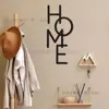 Placa Vertical de Madeira para Casa Transfronteiriça Decoração de Parede Artesanato em Madeira Modelagem Artística Letras Decoração de Parede de Casa
