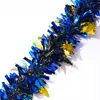 Suprimentos para Decoração de Árvore de Natal Transfronteiriços, Fitas Coloridas, Decorações de Natal, Lantejoulas Densas, Decorações de Festa, Enfeites Pendurados, Grama Tingida