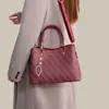 Bolsa de Mão Retro Fashion Vermelha 2026 Novo Estilo Primavera e Verão Bolsa de Presente de Aniversário para Mãe de Meia-Idade Bolsa de Grande Capacidade