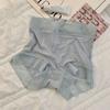 Pantalones de Máscara de Seda de Hielo Ultrafinos de Secado Rápido Sensación Desnuda Sin Costuras de Alta Elasticidad Talla Grande Cintura Alta Levanta Glúteos Calzoncillos con Entrepierna de Proteína de Seda para Niñas