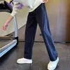 Pantalones Rectos de Marca de Moda para Hombre, Pantalones Delgados de Secado Rápido de Verano con Retazos Rayados, Nuevos Pantalones Casuales para Hombre 2026