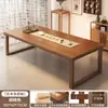 Mesa de estudio tradicional china, escritorio, mesa de caligrafía, núcleo de madera maciza, mesa de arte para clase de entrenamiento, mesa para ajedrez y Go, mesa y sillas de entrenamiento
