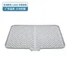 Alfombrilla de Silicona con Pendiente para Drenaje Amazon, Alfombrilla Extra Grande para Secar Platos, Alfombrilla de Drenaje Antideslizante Resistente al Calor con Aberturas Pequeñas para Encimeras de Cocina