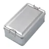 Caja de Almacenamiento con Hebilla Deslizante de Hierro, Engrosada, Sellada, a Prueba de Humedad, Caja para Galletas y Té, Caja Vacía de Empaque Metálico para Dulces, Caja para Pasteles