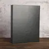 Pasta com Encadernação em Espiral, Capa Dura em Couro, Formato A4, com Folhas Soltas, em Estoque, Livro para Armazenamento de Amostras de Tecido com 3 Furos, Livro de Amostras de Cartões Coloridos, Livro de Amostras de Tecido em Branco