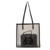 Bolsa de Grande Capacidade Feminina Verão Combina com Tudo 2025 Nova Verão Bolsa de Praia Jelly Transparente de Alto Nível Bolsa Tote de Ombro