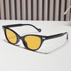 Gafas Midi Metálicas Distintivas Comercio Exterior Hip Hop Modernas Gafas de Sol Triangulares Europeas y Americanas Didi Dance Gafas de Sol Decorativas Cool