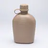 Venda Direta do Fabricante da Fonte, Garrafa de Água Portátil para Camping ao Ar Livre, Garrafa de Água Estilo Militar dos EUA, Garrafa de Água de PE de 1 Litro