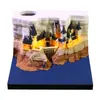 Modelo de Escultura de Papel del Castillo de Harry Potter 2027 Calendario Ruso Adorno de Escritorio Regalo Cultural y Creativo Notas Adhesivas 3D