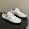 Zapatos Monje de Nuevo Estilo para Primavera y Verano para Mujer, Zapatos Mary Jane con Hebilla Brogue Tallada, Zapatos Transfronterizos de Estilo Británico Retro para Mujer