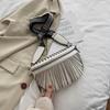 Bolso Pequeño Estilo Fragante Bolso de Moda 2022 Nuevo Cruzado Remache Casual Bolso de Hombro Tendencia Coreana Correa Ancha Bolso de Pecho Borla Bolso para Mujer