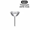 Portavasos en Blanco de Aleación de Titanio F136 con Pin, Perforación Labial de Pedrería Adhesiva, Vaso de Pedrería con Base Puntiaguda, Joyería de Perforación para Cartílago Auricular