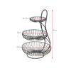Plato de frutas frutero creativo para el hogar multicapa europeo moderno sala de estar mesa de centro simple snack estante de tres capas multifuncional Paquete