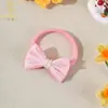 Nuevo Lazo de Punto con Adorno de Encaje, Accesorio para el Cabello DIY, Goma para el Cabello Apta para Bebés, Diadema de Tela Linda para Niños