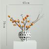 Vaso de Cerâmica Pintado à Mão Estilo Criativo Decoração Sala de Estar Ornatos para Arranjo de Flores Corredor Vaso Hidropônico de Cerâmica de Alta Qualidade