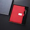 Caixa de Presente para Caderno de Negócios Conjunto de Pen Drives A5 Caderno B5 Atividade de Volta às Aulas para Estudantes Conjunto de Presente