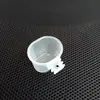 Tazas de plástico transparente grandes al por mayor para pájaros, bebederos, suministros, comedero transparente para pájaros, comedero a presión