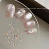 Accesorios de Diamante para Arte de Uñas 5A de Circonia, Diamantes Coloridos Super Brillantes de 3 mm con Forma de Estrella de Cinco Puntas y Base Plana, Decoraciones de Diamantes Sueltos de Estrella Mini Modernos