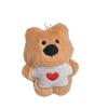Creativo Dibujo Animado West Highland Scrub Cachorro Peluche Colgante Muñeca Linda Muñeca Bolsa Amigo de Pareja Colgante para Mujer